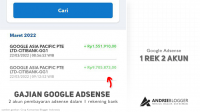 Gajian 2 Akun Pembayaran Google Adsense dalam Satu Rekening